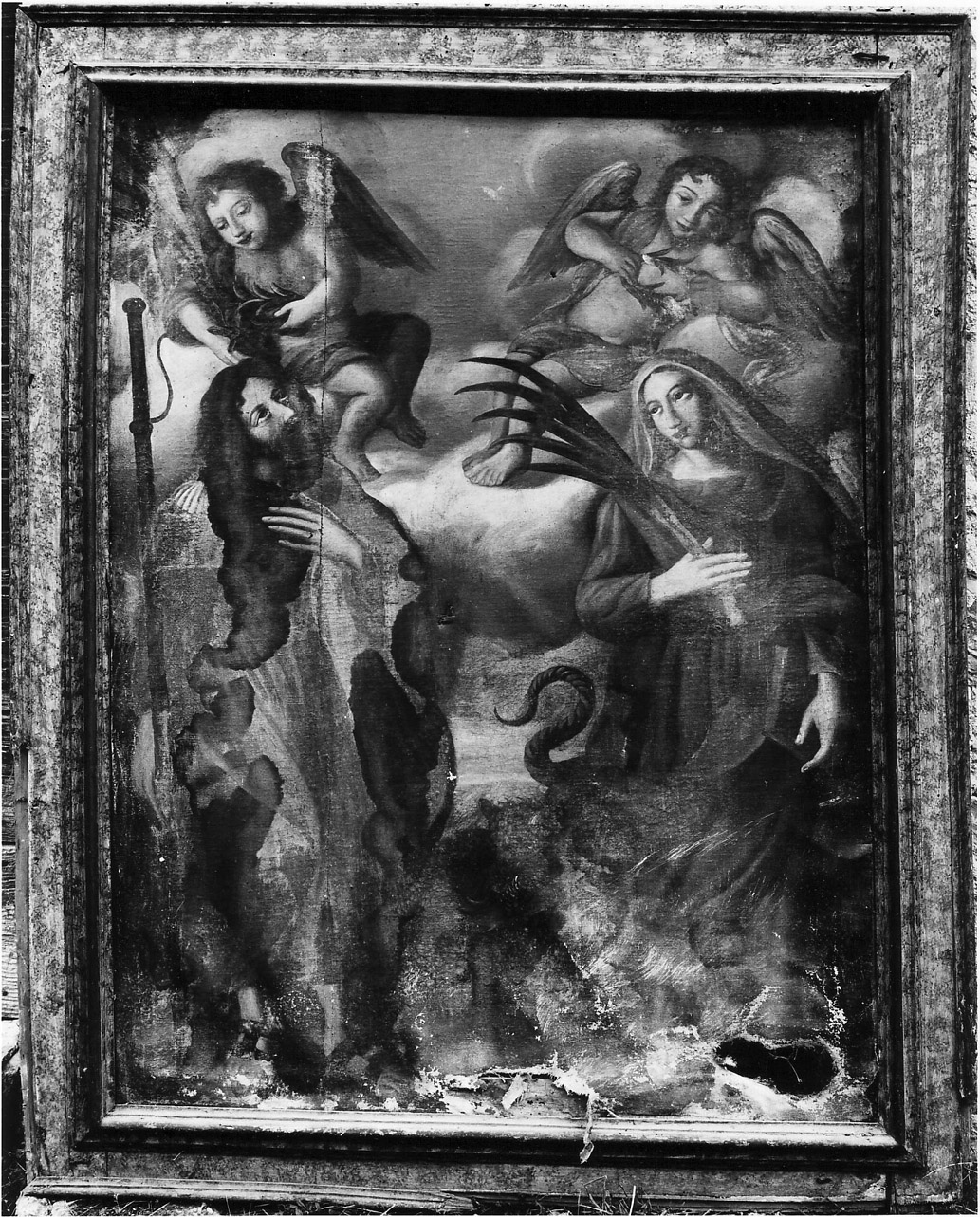 San Rocco e San Giacomo (dipinto, opera isolata) - ambito Italia centrale (sec. XVIII)