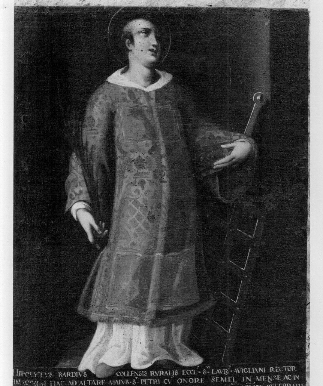San Lorenzo (dipinto, opera isolata) di Polinori Andrea (cerchia) (inizio sec. XVII)