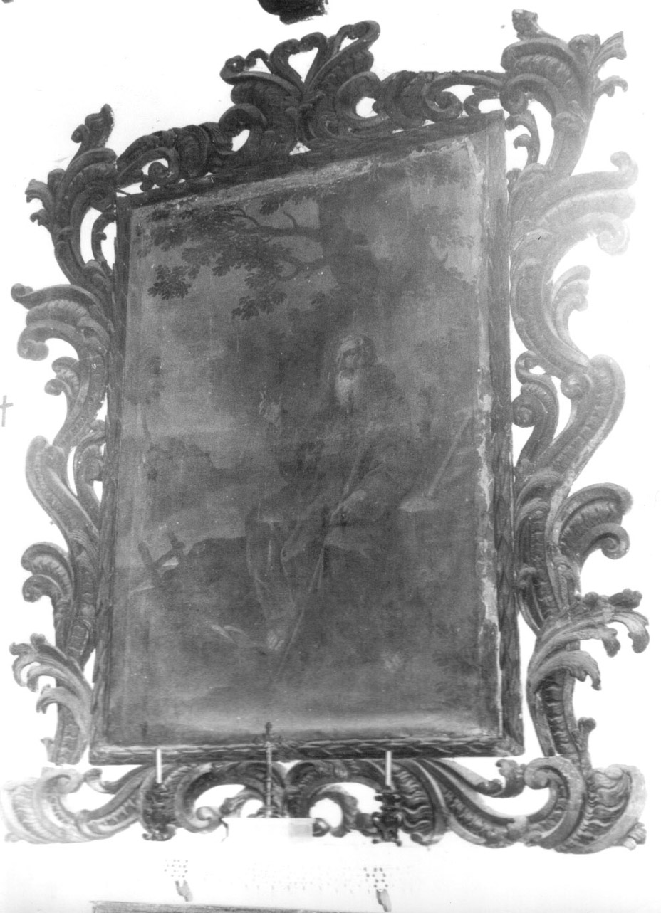 Santo eremita (dipinto, opera isolata) di Garbi Domenico (fine sec. XVIII)