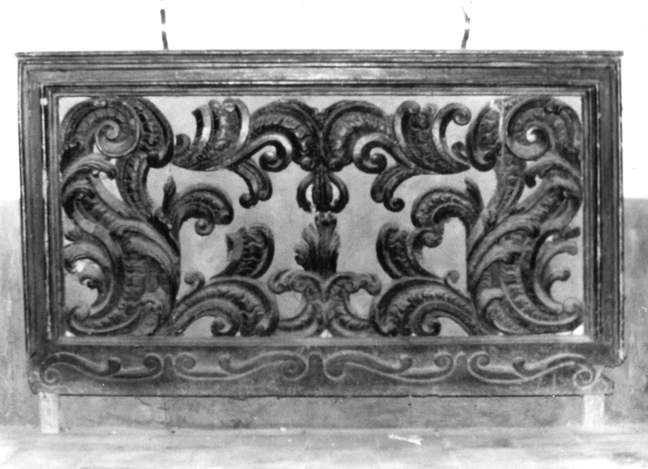 paliotto - a pannello piano, opera isolata - bottega umbra (sec. XVII)