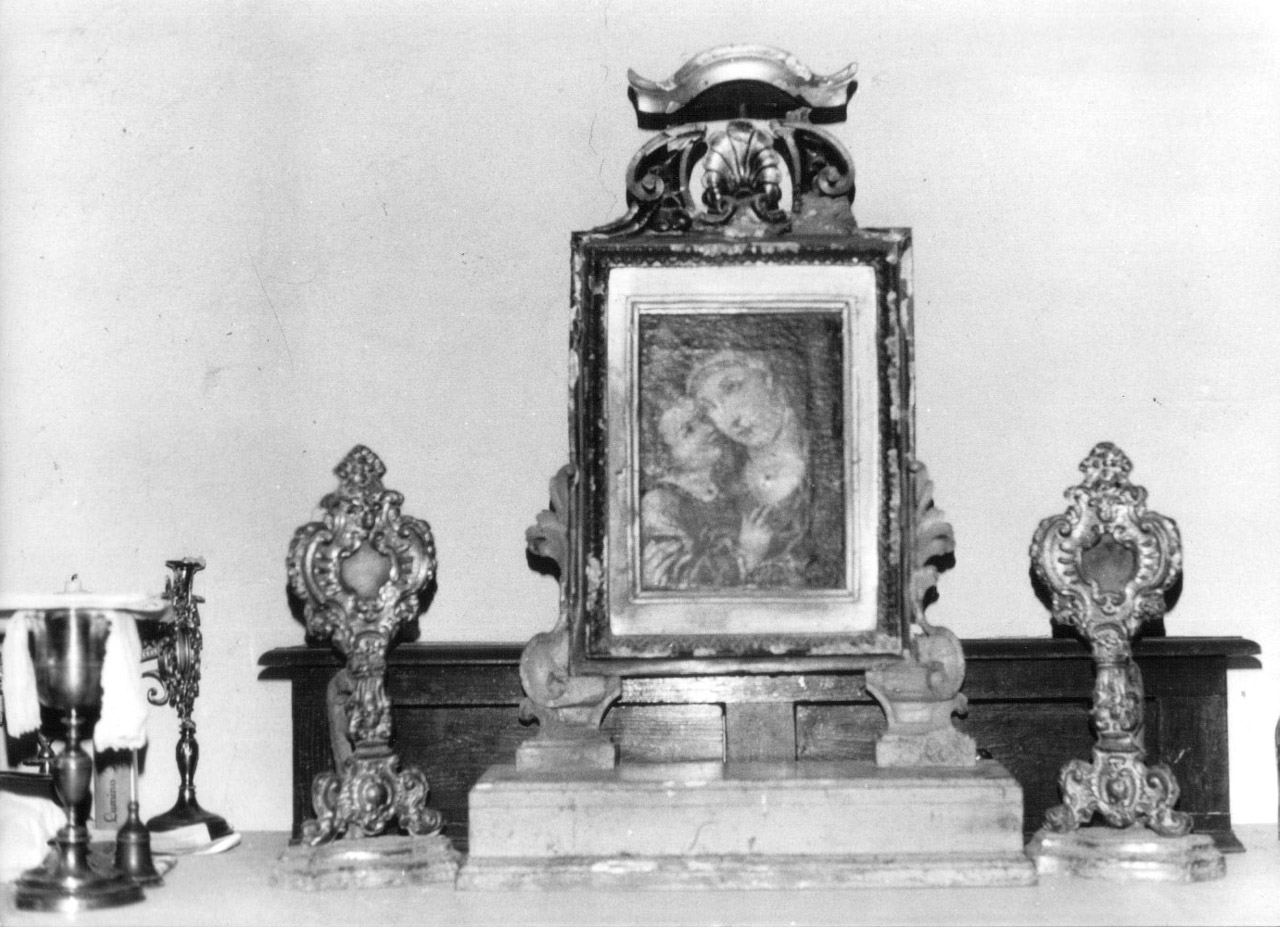 Madonna con Bambino (quadro d'altare, opera isolata) - bottega Italia centrale (seconda metà sec. XVIII)