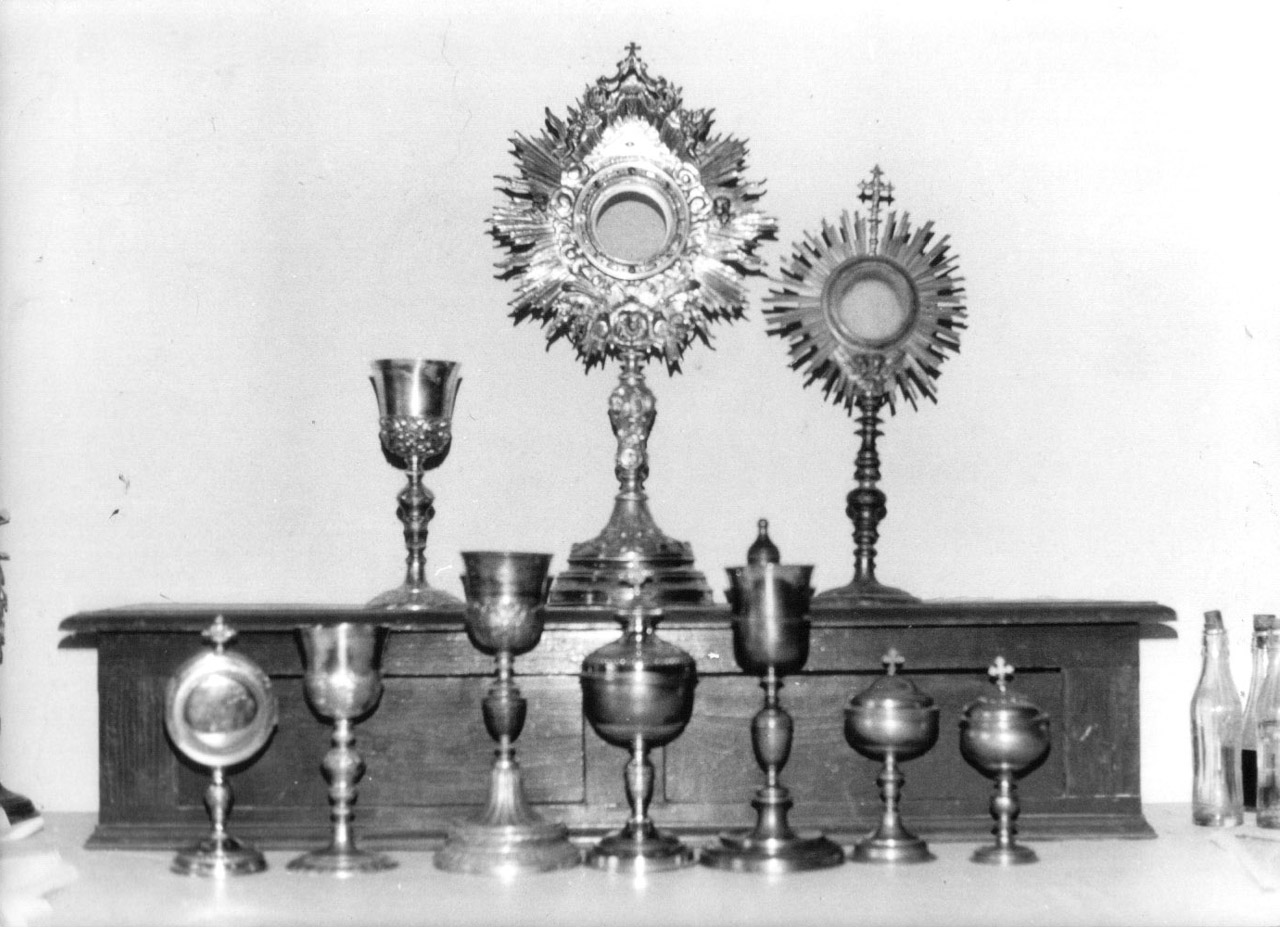 campanello d'altare, opera isolata - bottega Italia centrale (secc. XVII/ XIX)