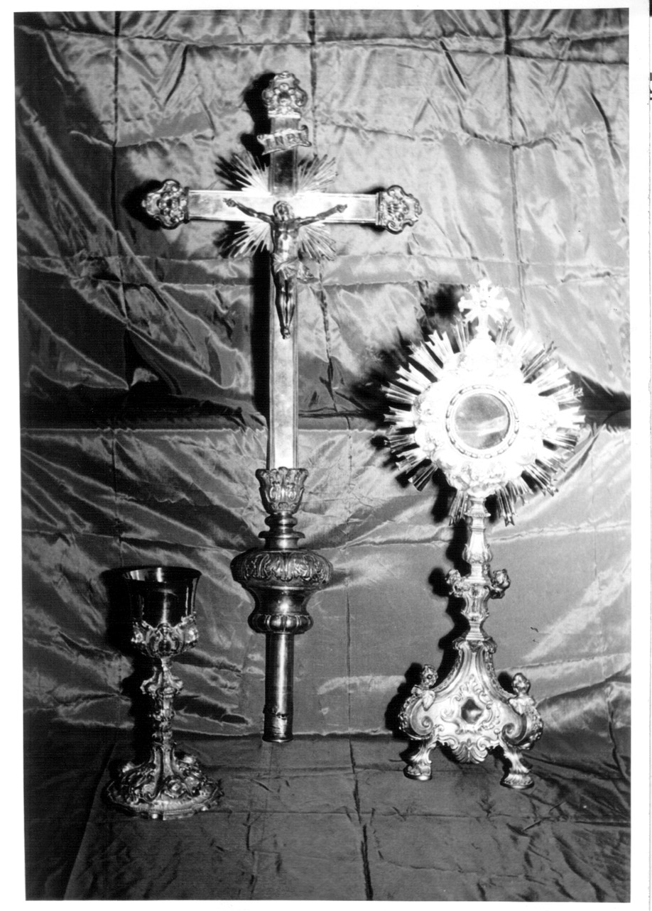 Cristo crocifisso (croce processionale, opera isolata) - bottega Italia centrale (prima metà sec. XVIII)