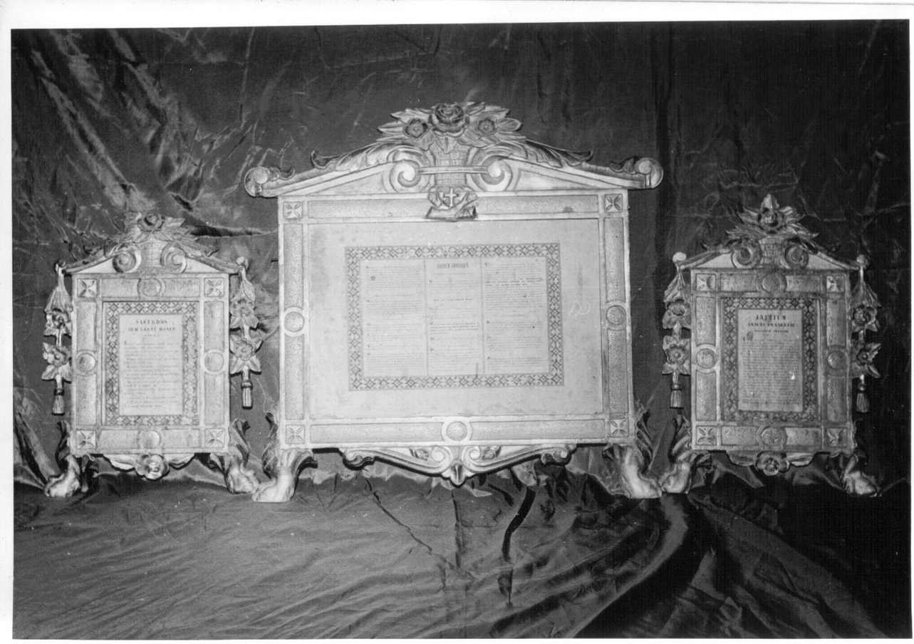 servizio di cartagloria, insieme - bottega Italia centrale (prima metà sec. XIX)