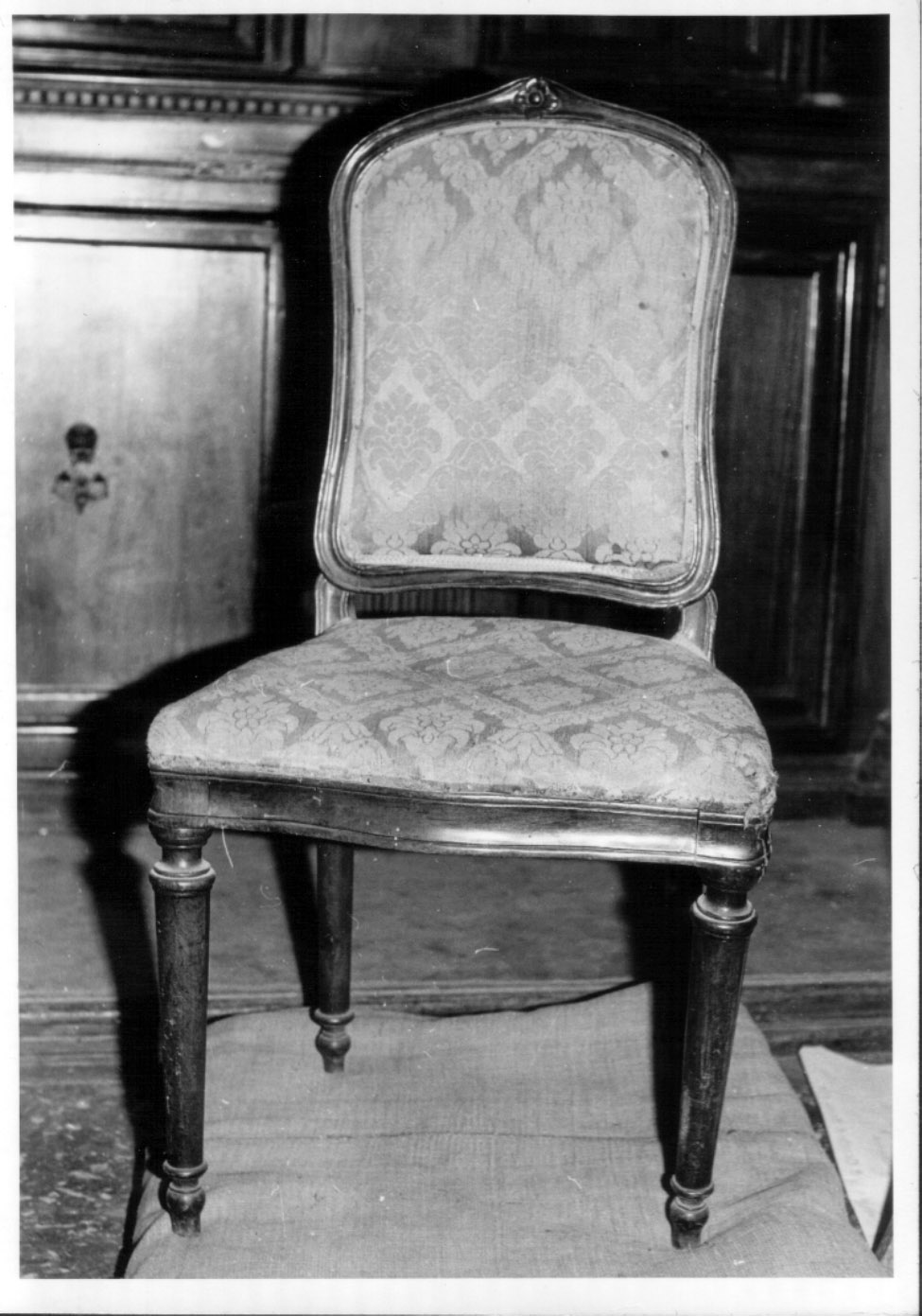 sedia, opera isolata - bottega Italia centrale (fine/ inizio secc. XVIII/ XIX)