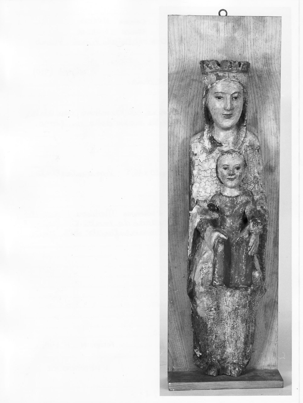 Madonna con Bambino in trono (statua, opera isolata) - bottega Italia centrale (sec. XIV)
