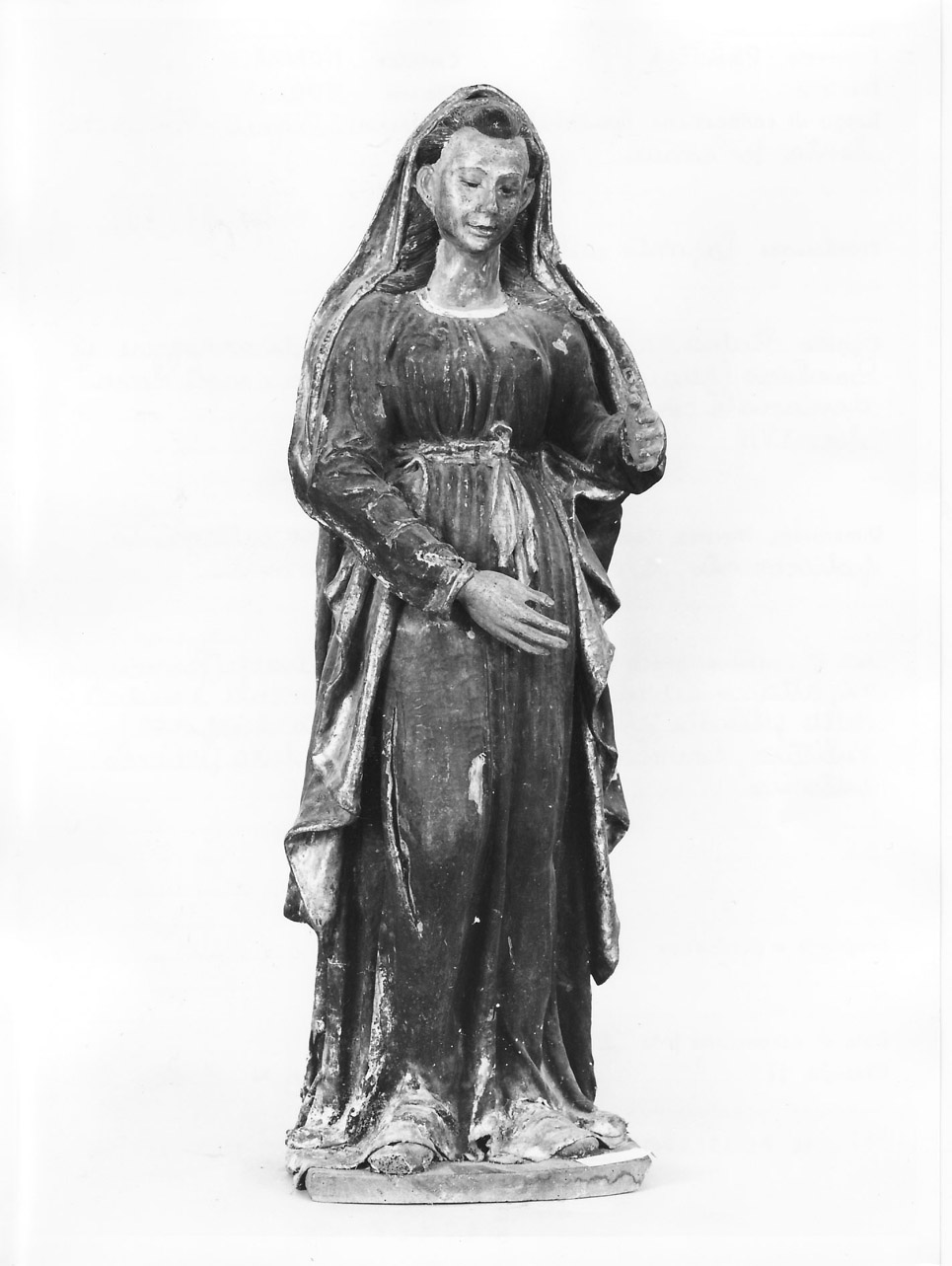 Madonna con Bambino (statua, opera isolata) - bottega Italia centrale (sec. XVII)