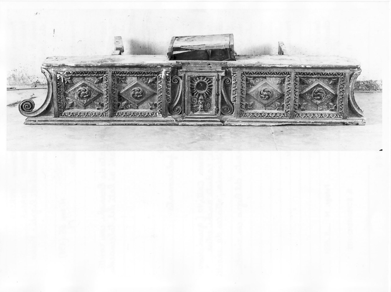 gradino, opera isolata - bottega Italia centrale (sec. XVII)