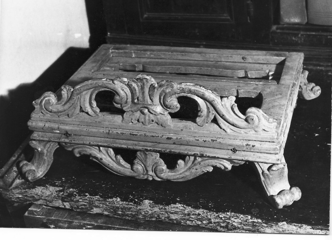 leggio d'altare, opera isolata - bottega Italia centrale (sec. XVIII)