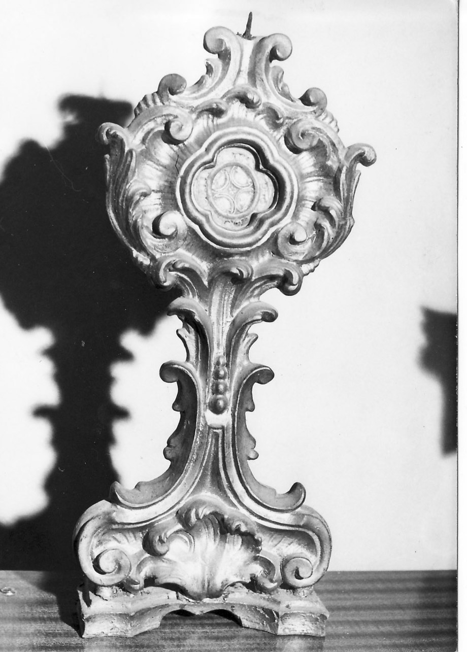 reliquiario - a ostensorio, opera isolata - bottega Italia centrale (sec. XVIII)