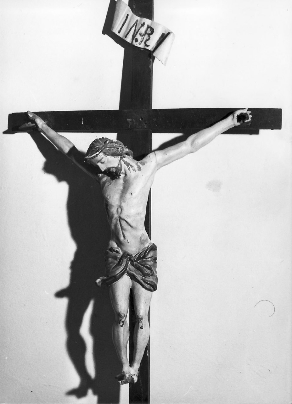 Cristo crocifisso (crocifisso, opera isolata) - bottega Italia centrale (sec. XVIII)