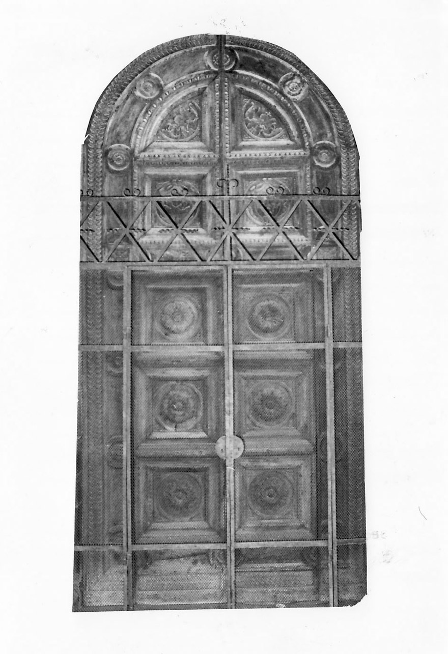 portone, opera isolata di M. Antonio di Bencivenga da Mercatello (prima metà sec. XVI)