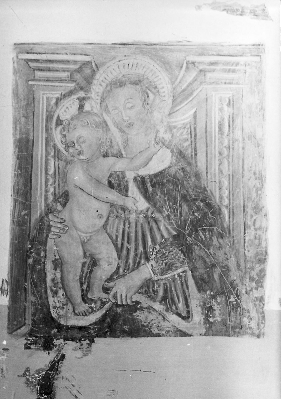 Madonna con Bambino (dipinto, opera isolata) - ambito Italia centrale (fine sec. XV)