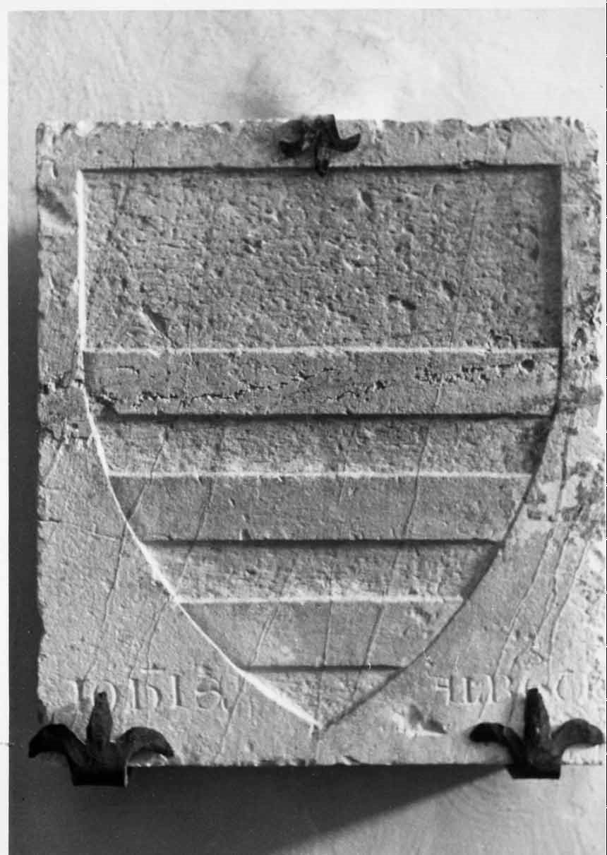 lapide commemorativa, opera isolata - bottega umbra (sec. XVII)