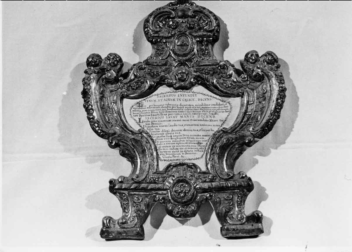 cartagloria, opera isolata - bottega italiana (sec. XVIII)