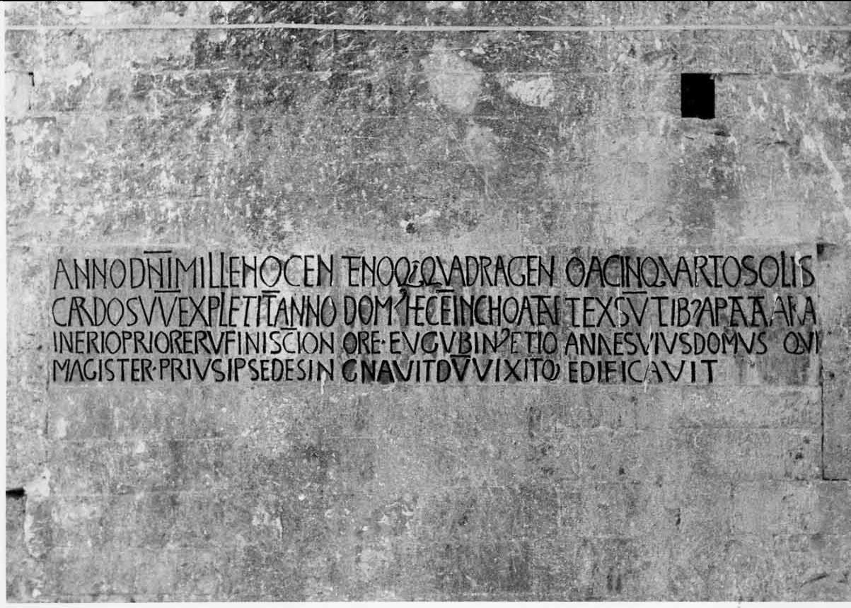 lapide, opera isolata - bottega umbra (sec. XII)