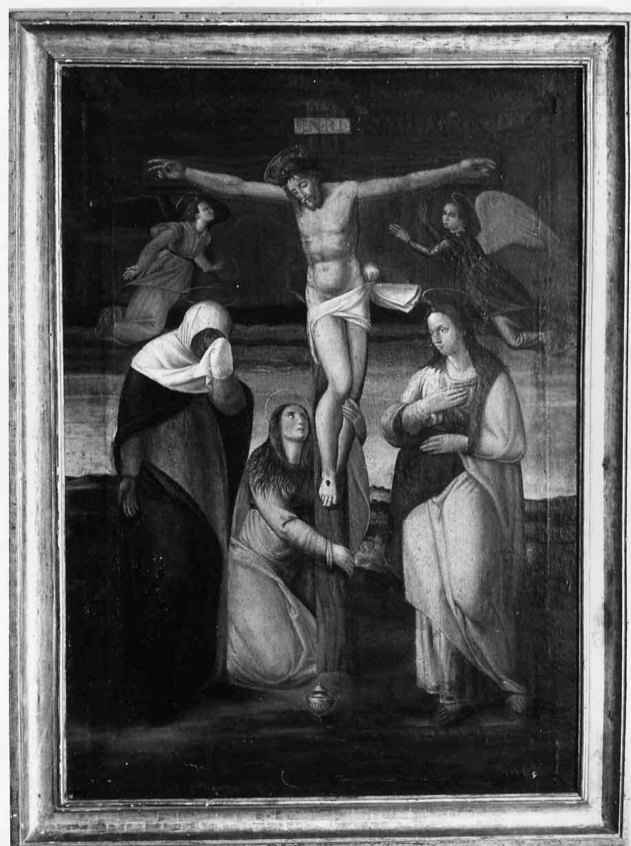 crocifissione (dipinto, opera isolata) di Doni Lorenzo (attribuito) (sec. XVI)