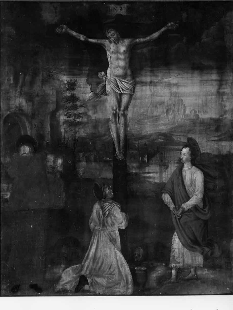 crocifissione (dipinto, opera isolata) - ambito umbro (sec. XVIII)