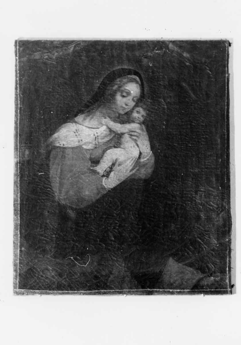 Madonna con Bambino (dipinto, opera isolata) - ambito umbro, ambito romano (prima metà sec. XVII)