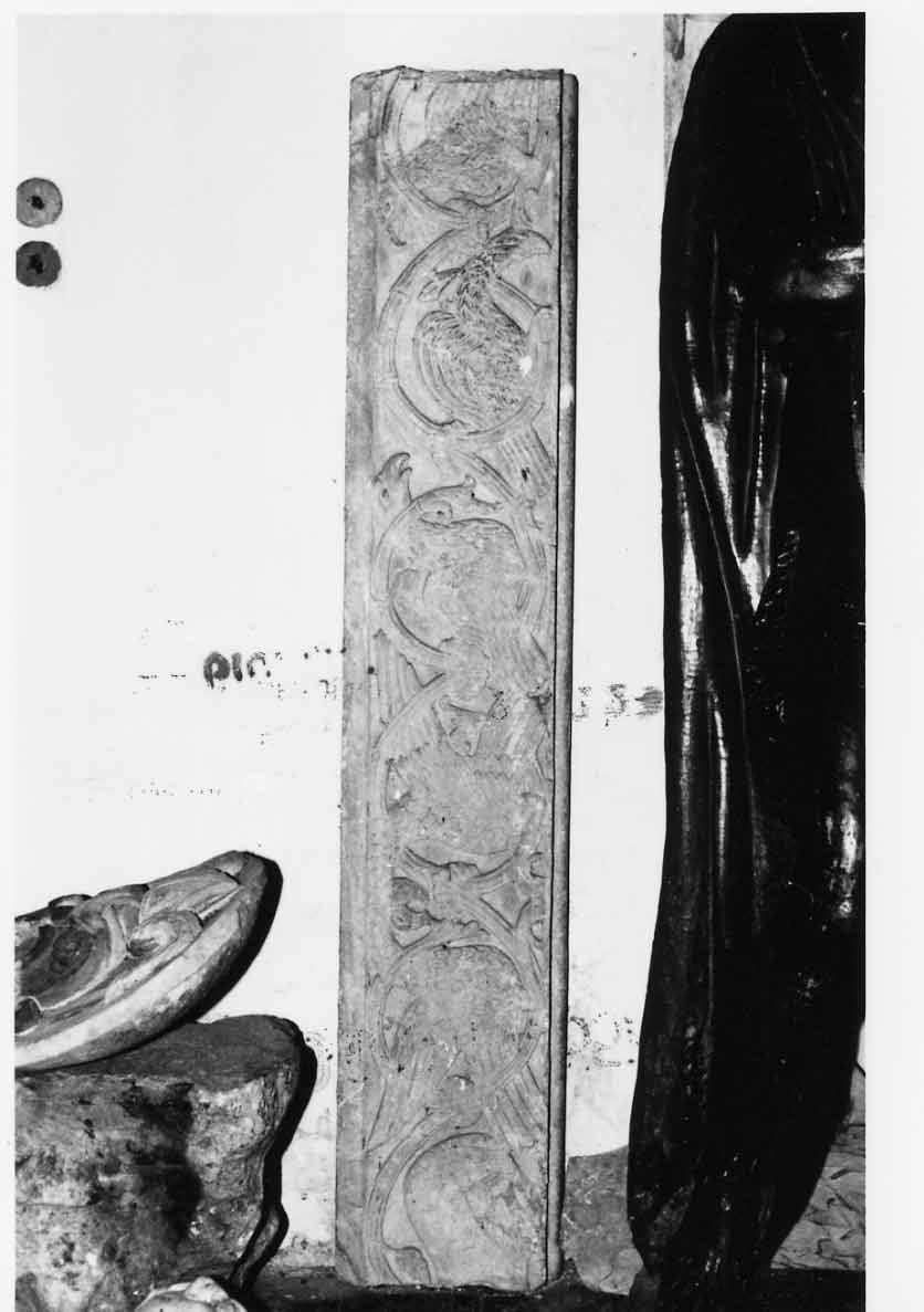 lastra, opera isolata - bottega italiana (sec. XIII)