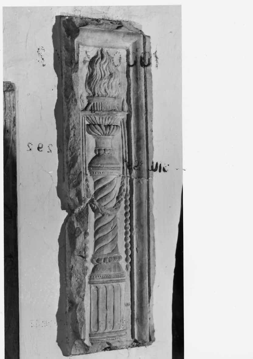 lastra, opera isolata - bottega italiana (sec. XVI)