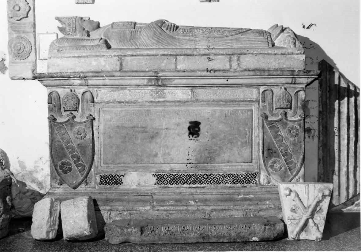 monumento funebre, opera isolata - bottega italiana (sec. XVI)