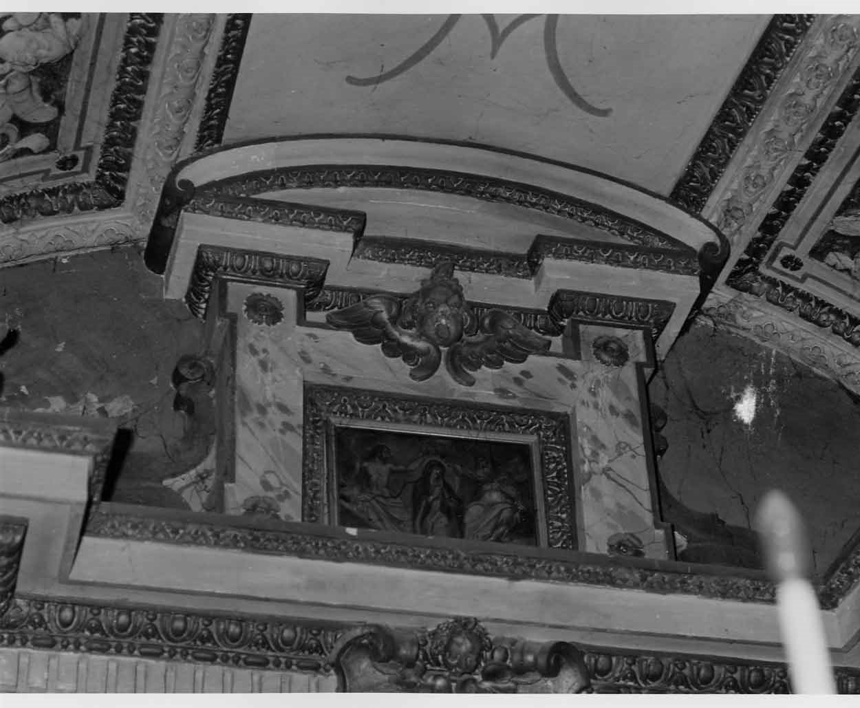 incoronazione di Maria Vergine (dipinto, elemento d'insieme) - ambito italiano (prima metà sec. XVII)