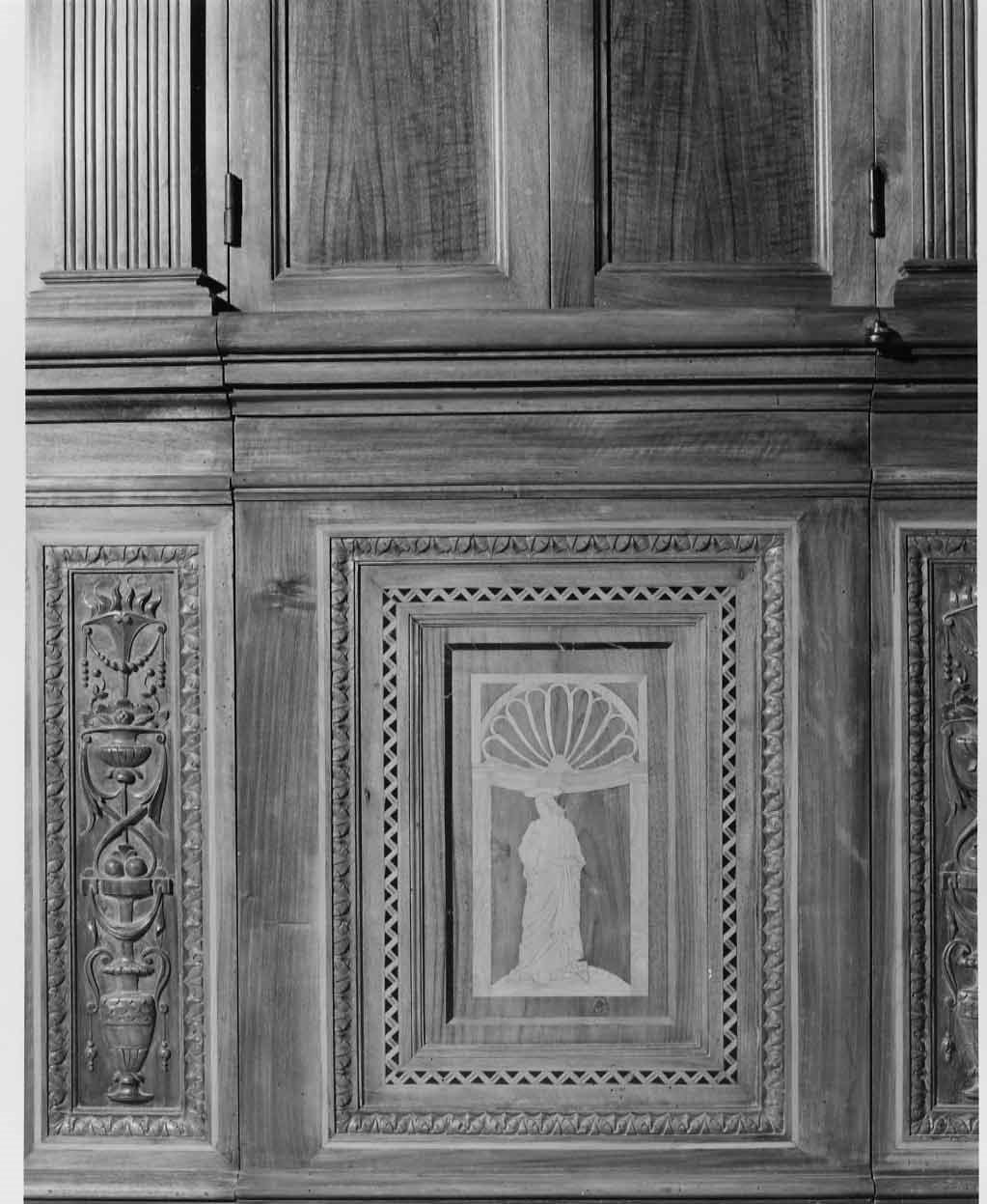 Madonna annunciata (pannello, serie) - bottega di Todi (sec. XX)