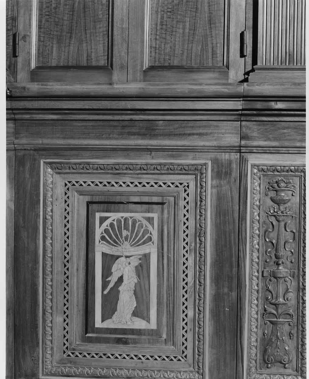 San Gabriele Arcangelo (pannello, elemento d'insieme) - bottega di Todi (sec. XX)