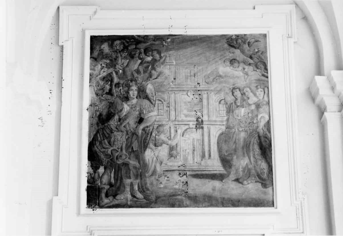 dipinto, frammento di Giorgetti Giacomo (cerchia) (terzo quarto sec. XVII)