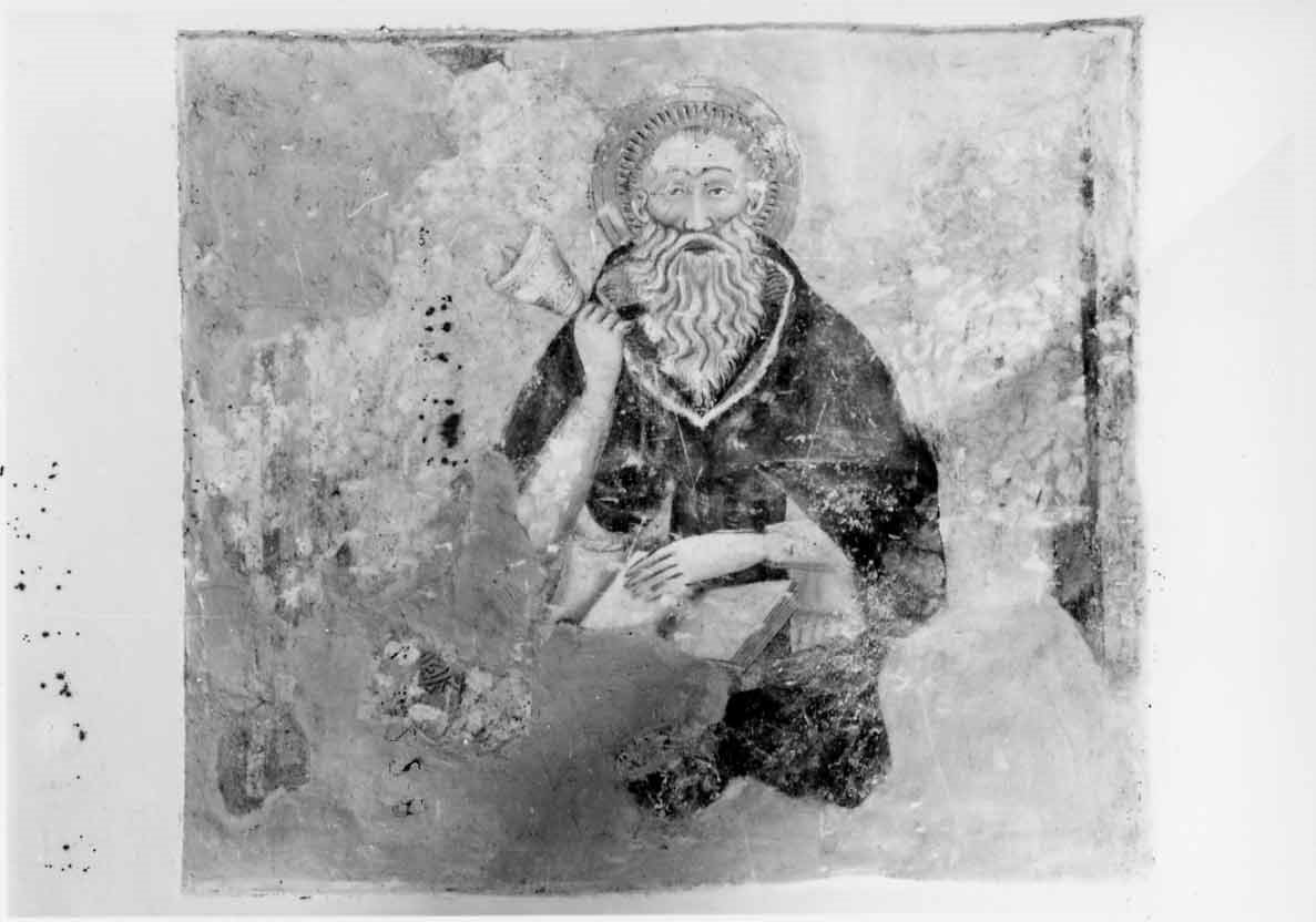Sant'Antonio Abate (dipinto, frammento) - ambito umbro (ultimo quarto sec. XIV)