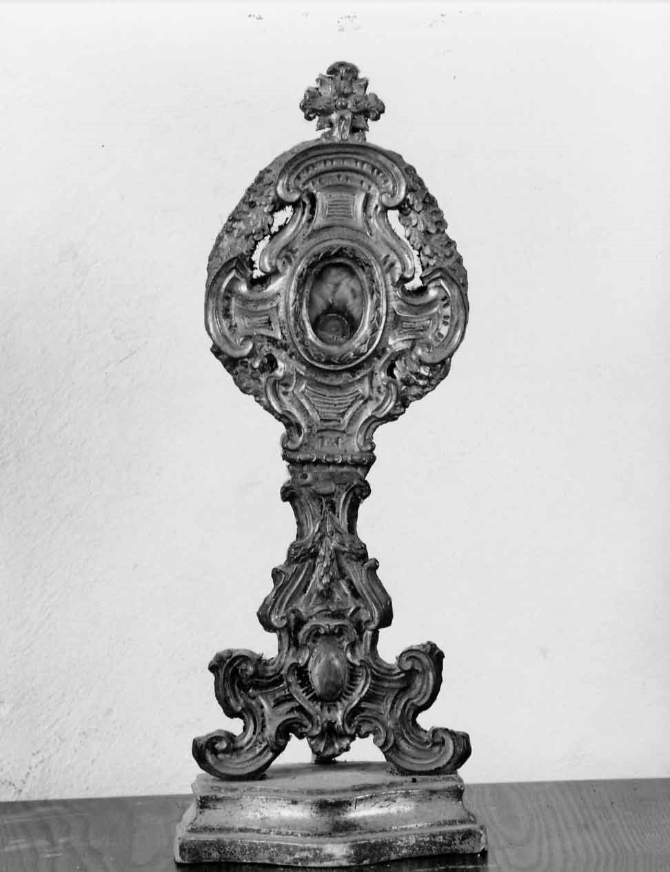 reliquiario - a ostensorio, opera isolata - bottega italiana (sec. XVIII)