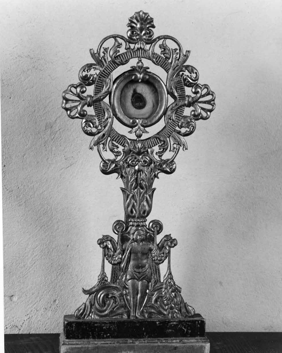 reliquiario - a ostensorio, opera isolata - bottega italiana (sec. XX)