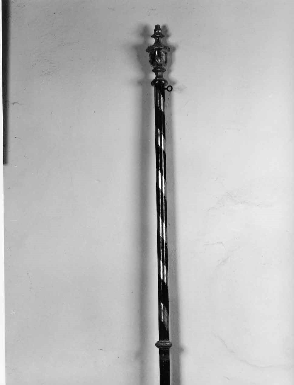 asta di baldacchino processionale, opera isolata - bottega italiana (fine/inizio secc. XIII/ XIV)