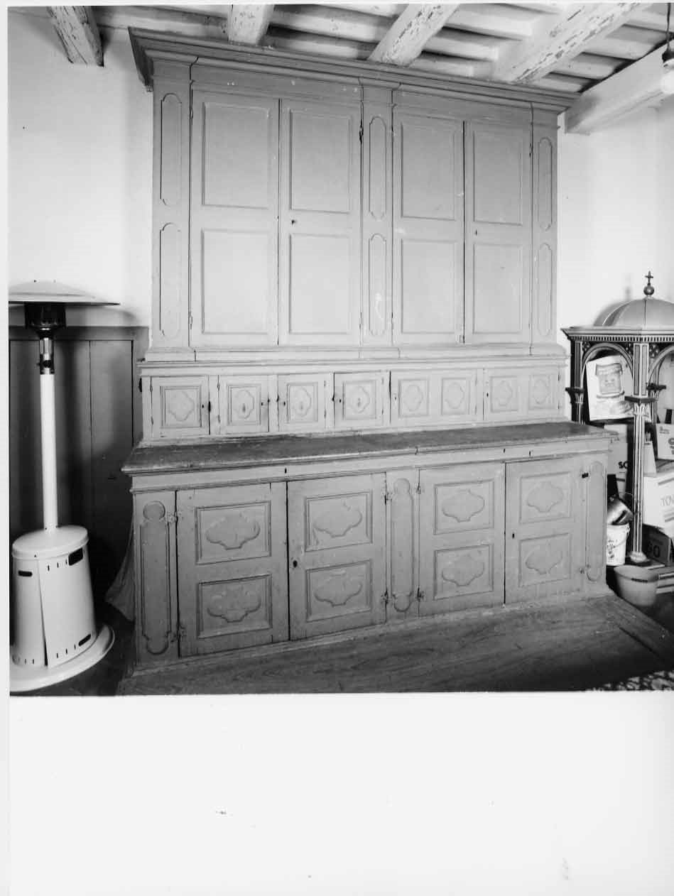 armadio da sacrestia, opera isolata - bottega italiana (sec. XVIII)