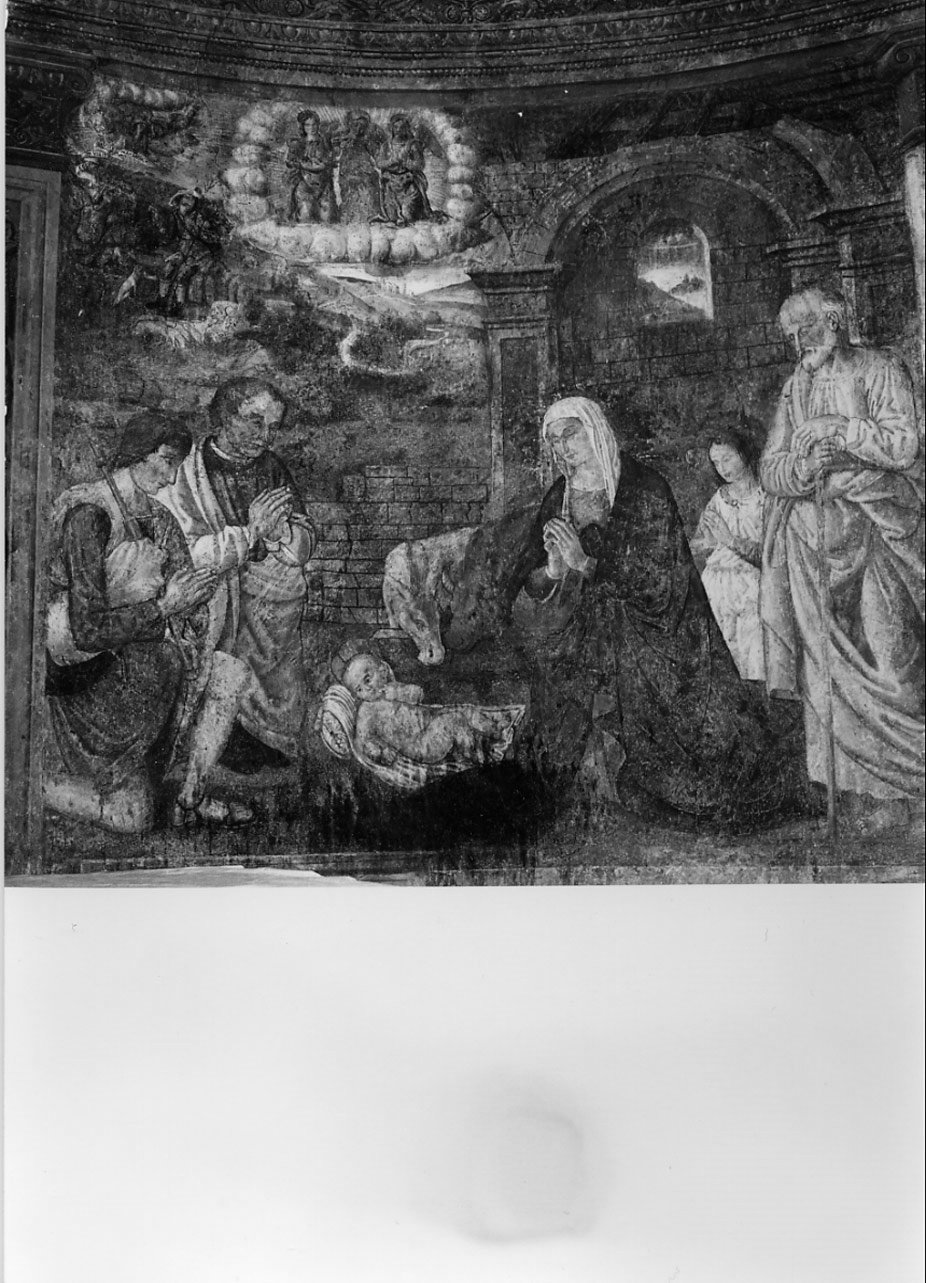 adorazione dei pastori (dipinto, ciclo) di Giovanni di Pietro detto Spagna (prima metà sec. XVI)