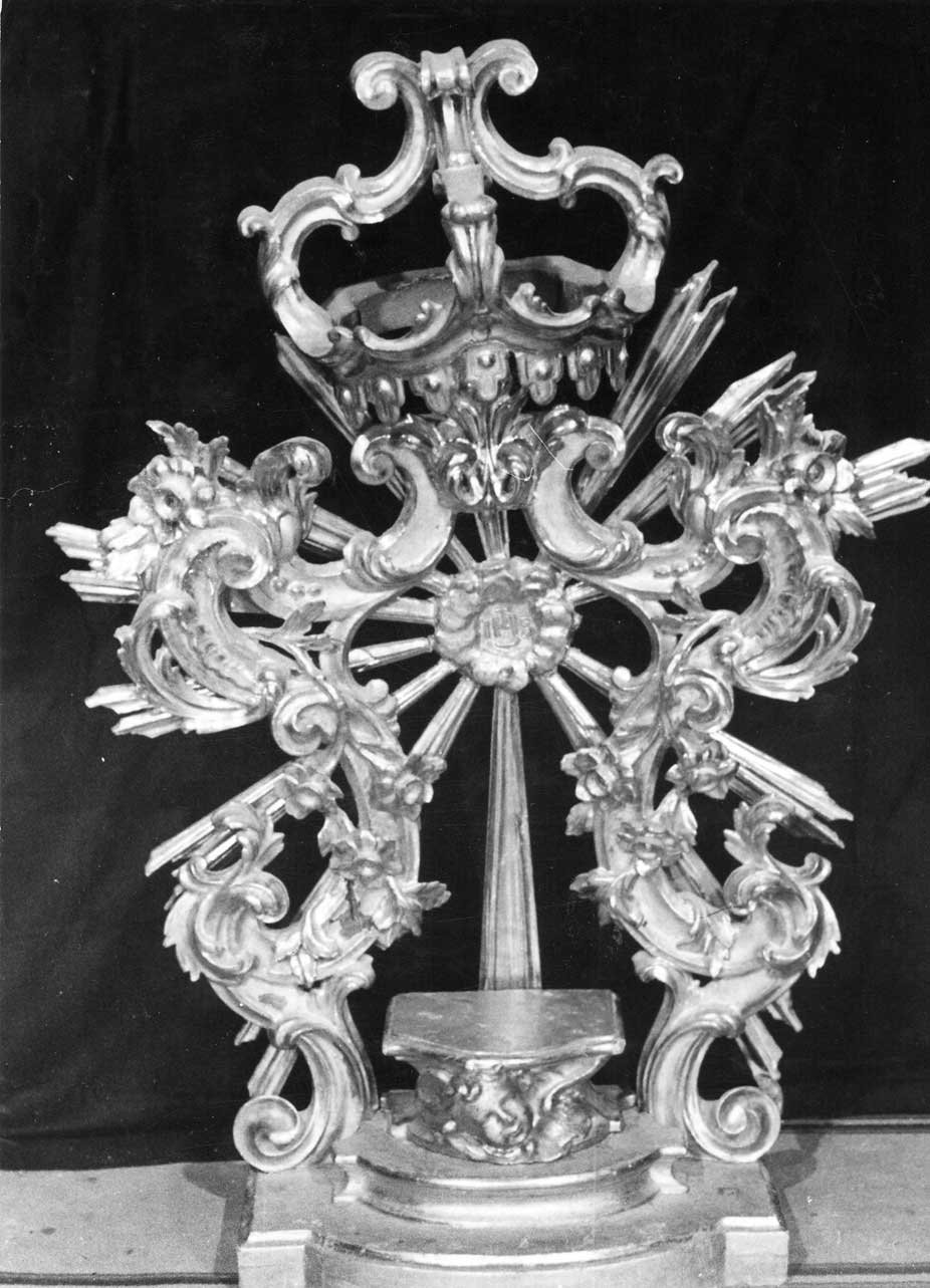 espositorio eucaristico, opera isolata - bottega Italia centrale (sec. XIX)