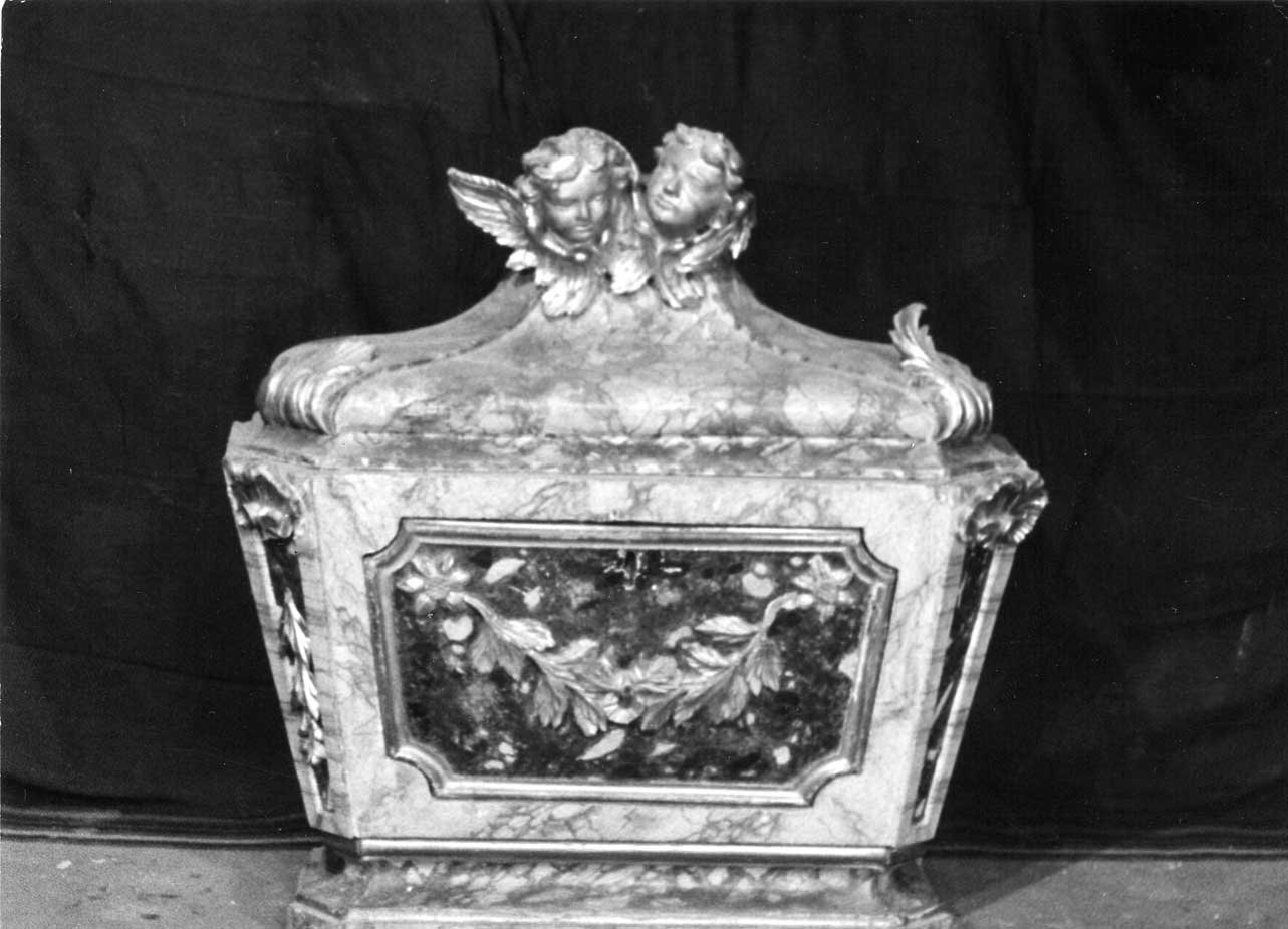 custodia - di reliquiario, opera isolata - bottega Italia centrale (sec. XVIII)