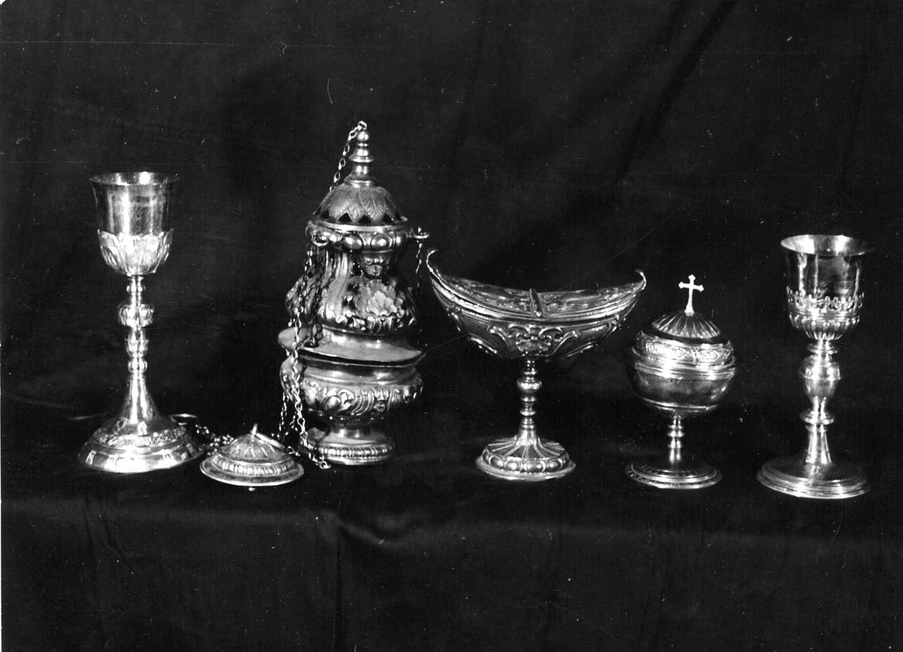 calice, insieme - bottega Italia centrale (sec. XVIII)