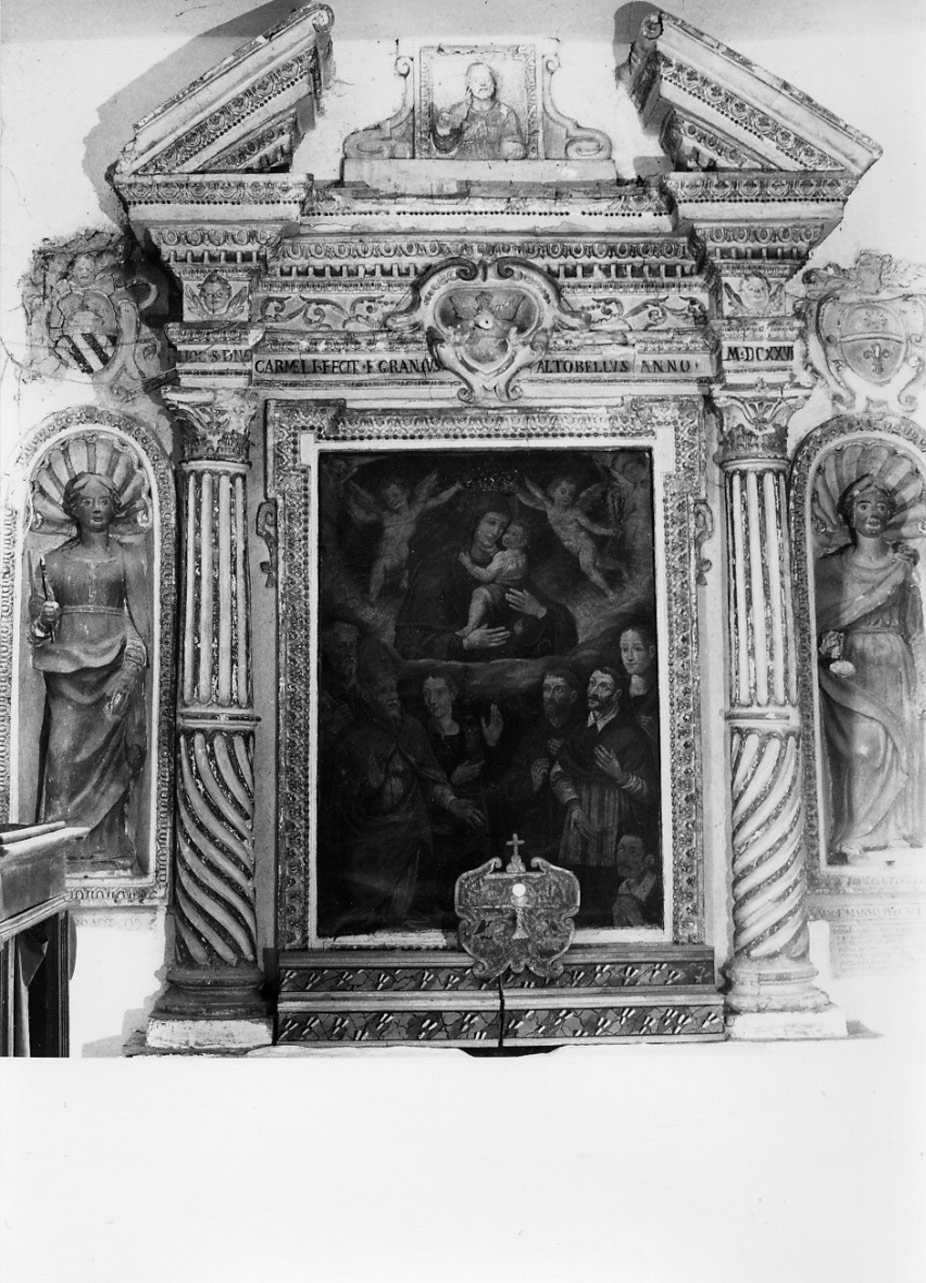 mostra d'altare, insieme - ambito Italia centrale (sec. XVII)