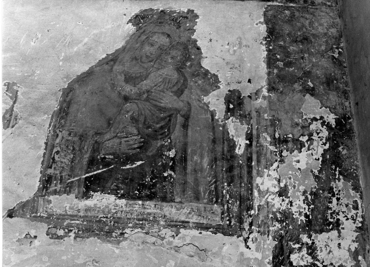 Madonna con Bambino e altri personaggi (dipinto, opera isolata) - ambito Italia centrale (sec. XVI)