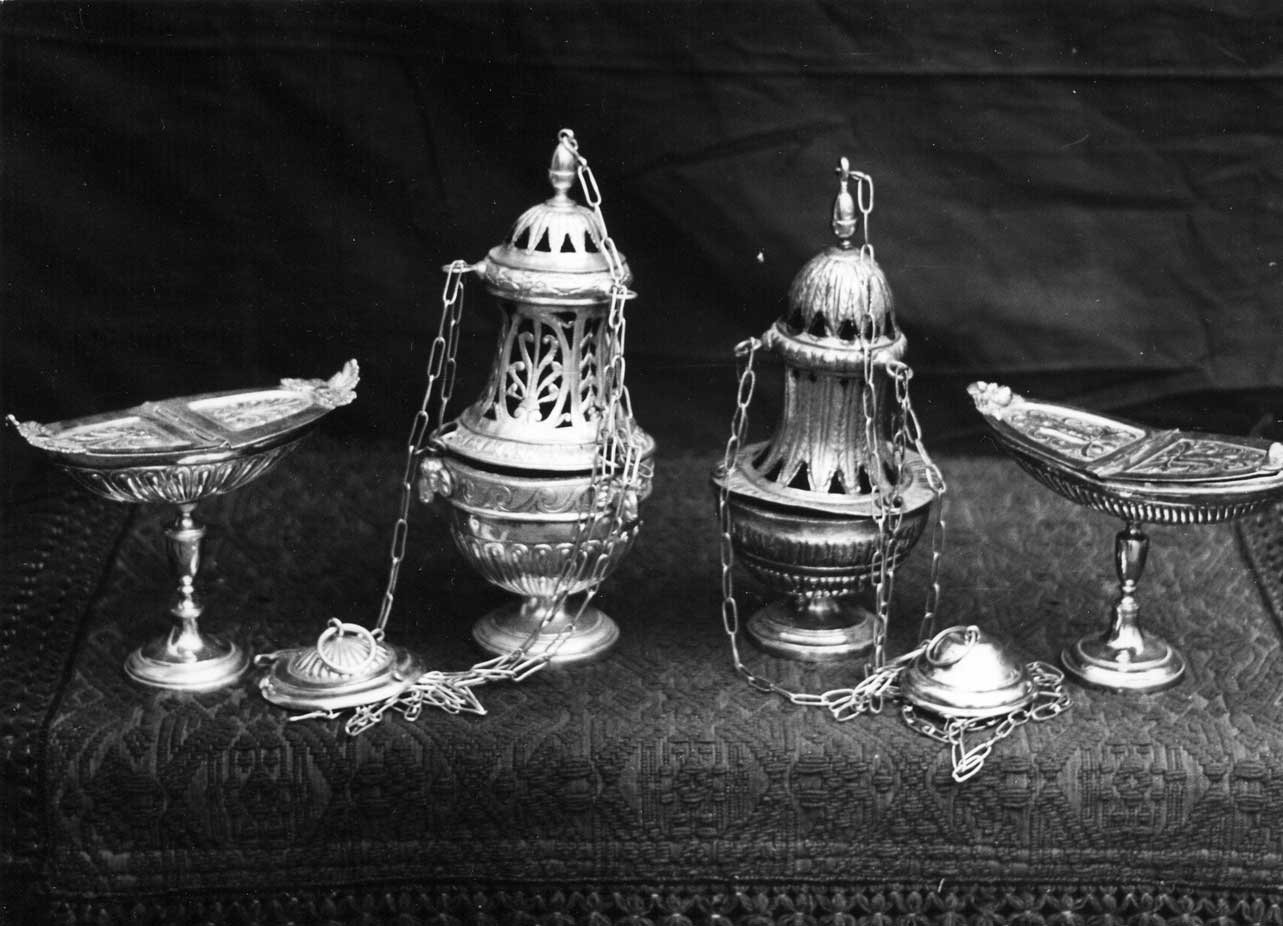 turibolo, coppia - bottega Italia centrale (sec. XVIII)