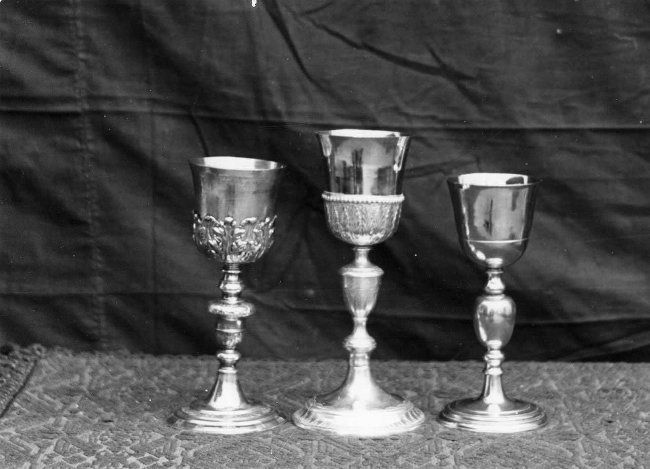 calice ansato, opera isolata - bottega Italia centrale (sec. XVIII)