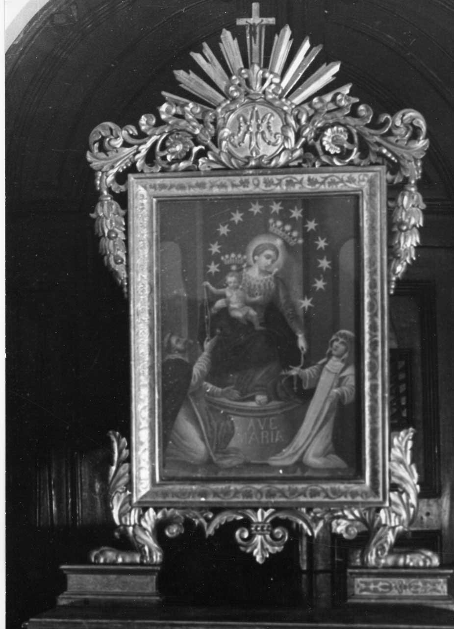 cornice a impostazione architettonica di dipinto, opera isolata - bottega Italia centrale (sec. XVIII)