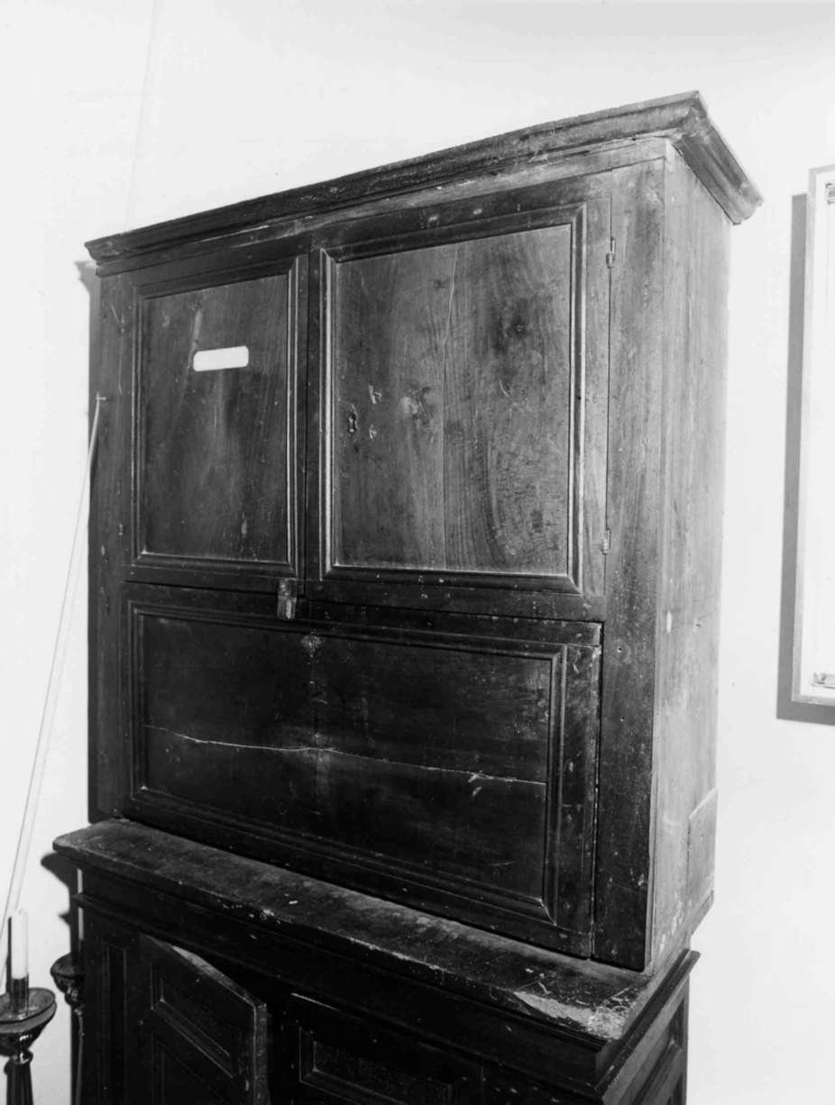 mobile a due corpi, opera isolata - bottega umbra (sec. XIX)