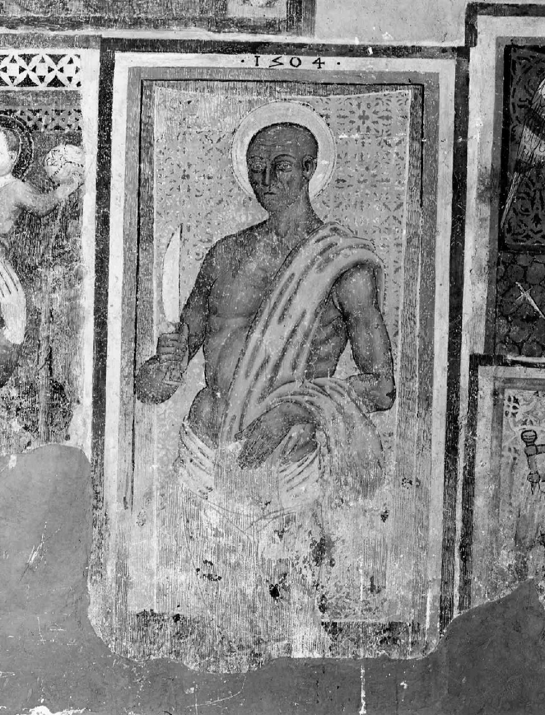 San Bartolomeo (dipinto, complesso decorativo) - ambito umbro-marchigiano (inizio sec. XVI)