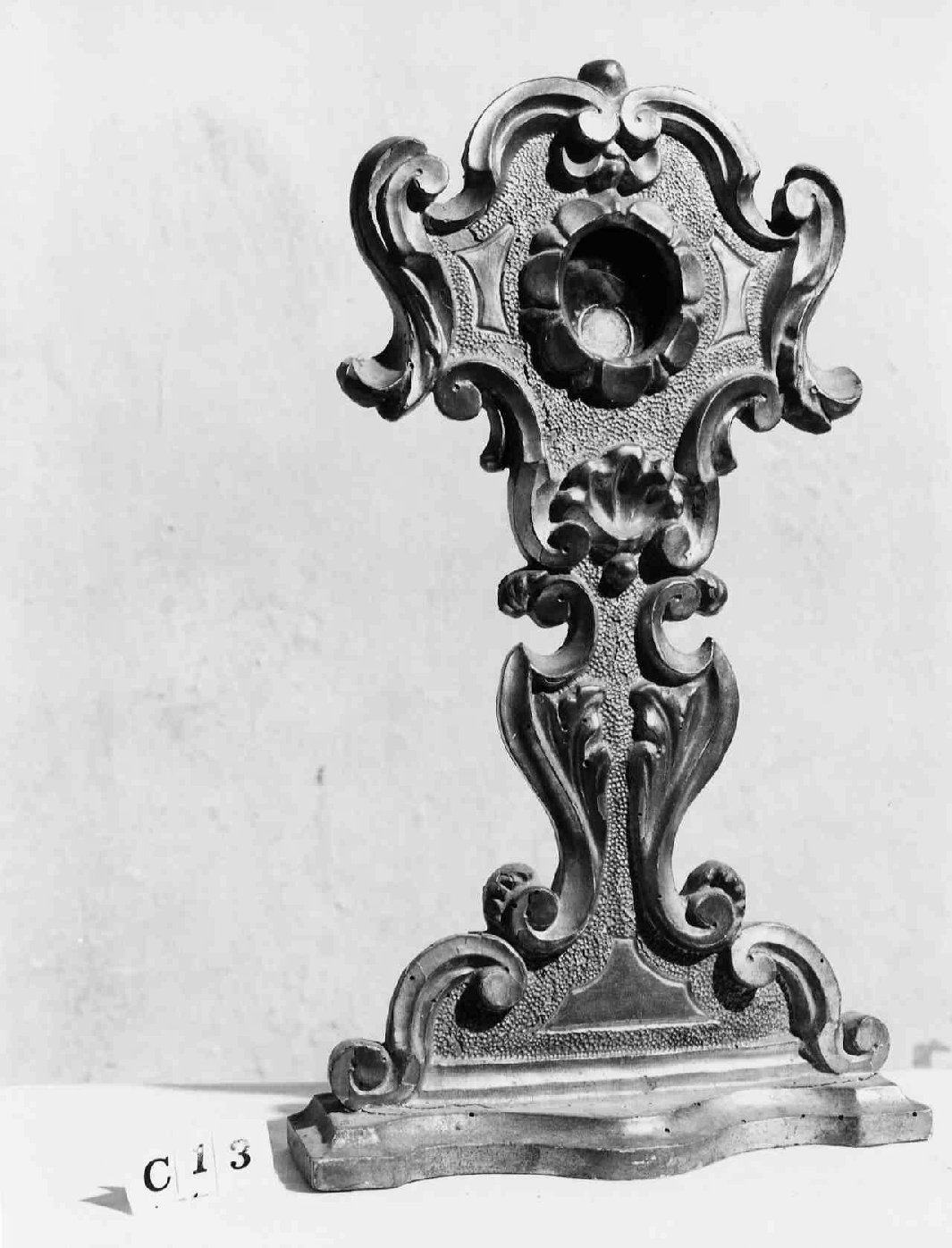 reliquiario, serie - bottega umbra (fine/inizio secc. XVIII/ XIX)