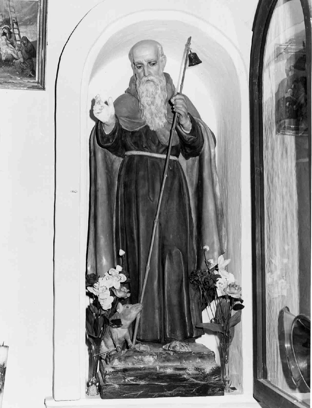 Sant'Antonio Abate (statua processionale, opera isolata) - bottega umbra (sec. XX)