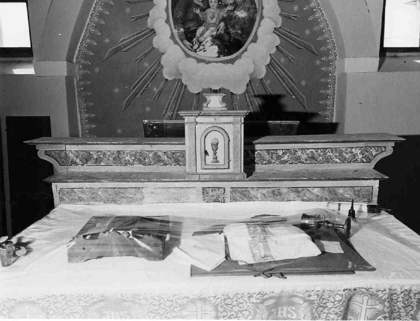 gradino d'altare, opera isolata - bottega umbra (fine sec. XIX)