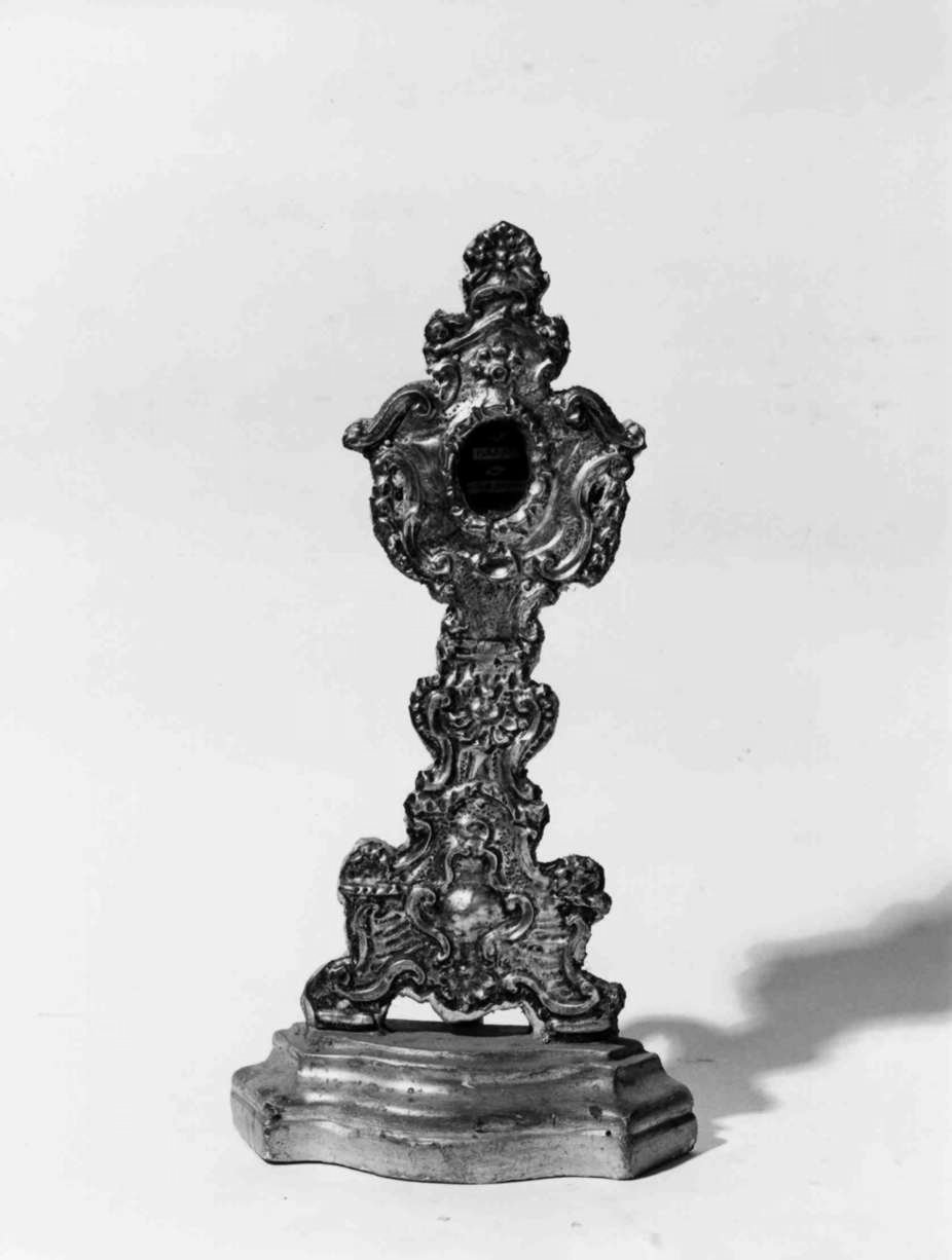 reliquiario - a ostensorio, opera isolata - bottega umbra (fine/inizio secc. XVIII/ XIX)